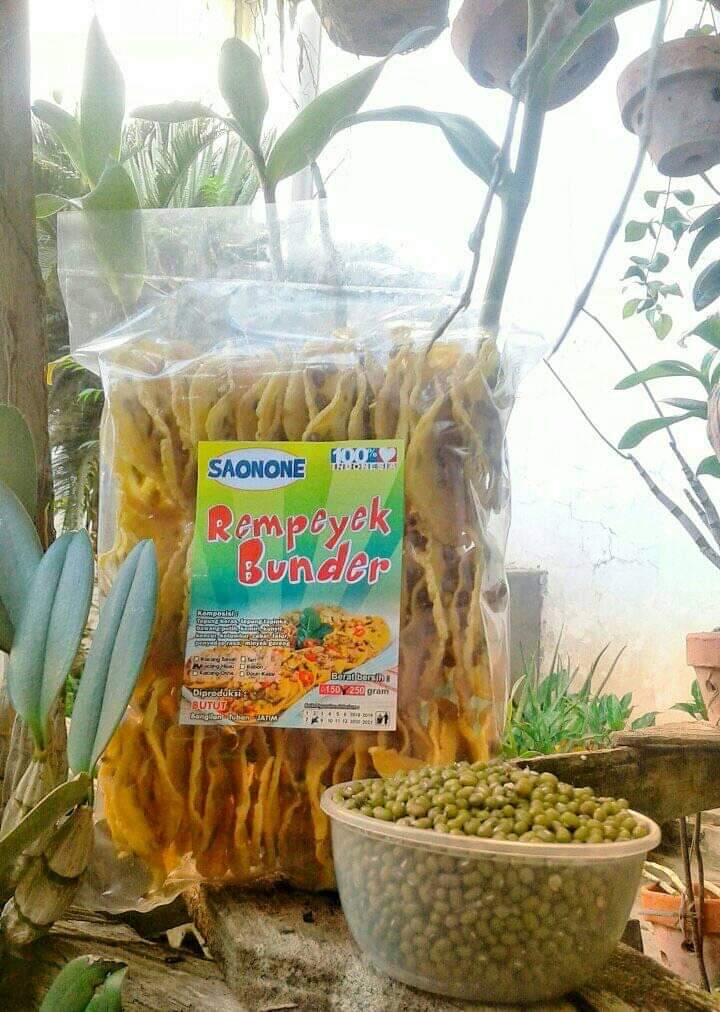 Peyek Bunder, jajanan Baru Bangilan