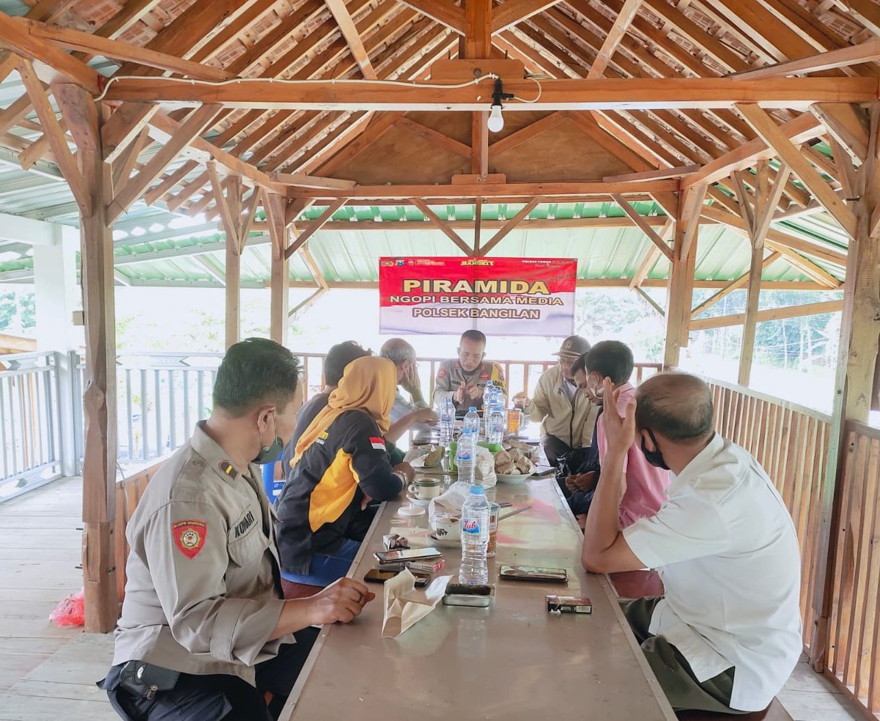 Giat PIRAMIDA, Kapolsek Bangilan Pererat Silaturahmi